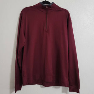 Port Authority Quarter Zip Long Sleeve Pullover Sweater/Sweat Shirt